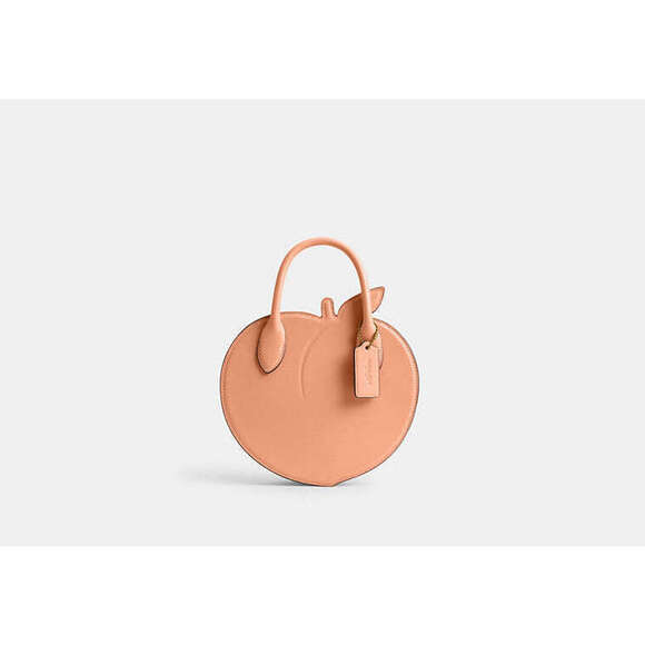 Coach Handbags - Peach Bag In Regenerative Leather